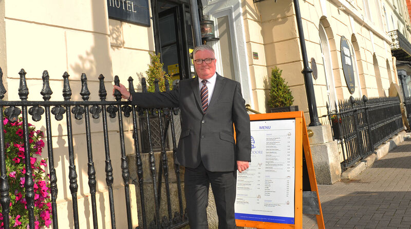 John Gately, managing director of The Commodore Hotel, Cobh, Co Cork, said his son is still recovering from what happened. John Gately, managing director of The Commodore Hotel, Cobh, Co Cork, said his son is still recovering from what happened.