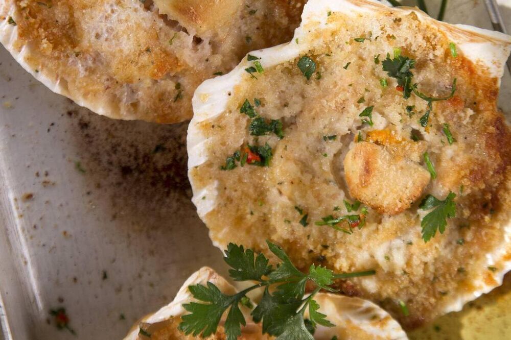 Fresh Fish with Buttered Crumbs