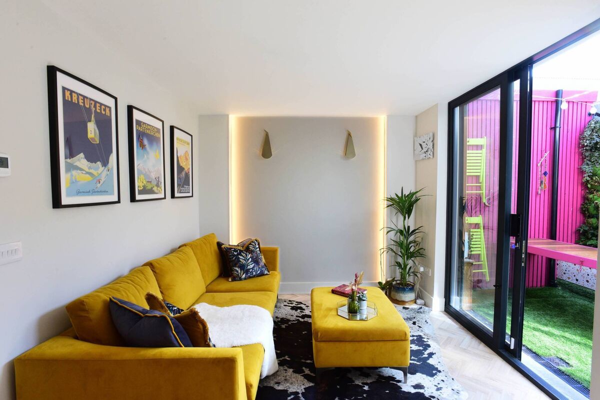 Jennifer Sheahan doesn't currently have an open fireplace, having removed the central chimney to free up much-needed floor space when she renovated her artisan's cottage in 2020. Picture: Moha Nolan