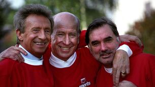 <p>HOLY TRINITY: Denis Law, Bobby Charlton and George Best. Pic: Tim Ockenden/PA Wire.</p>