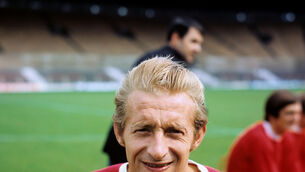 Denis Law’s death at the age of 84 was announced on Friday (PA)