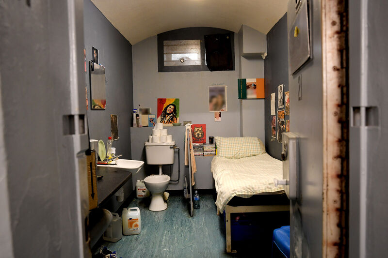 A cell in Mountjoy for one prisoner. Picture: Moya Nolan A cell in Mountjoy for one prisoner. Picture: Moya Nolan