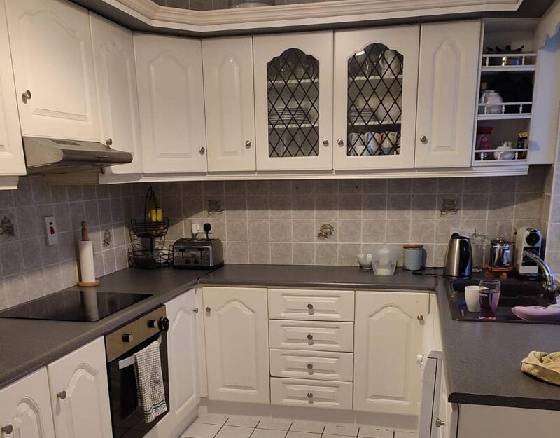 The kitchen before. The kitchen before.