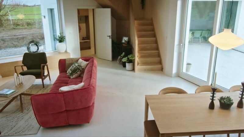 The living area after. The living area after.