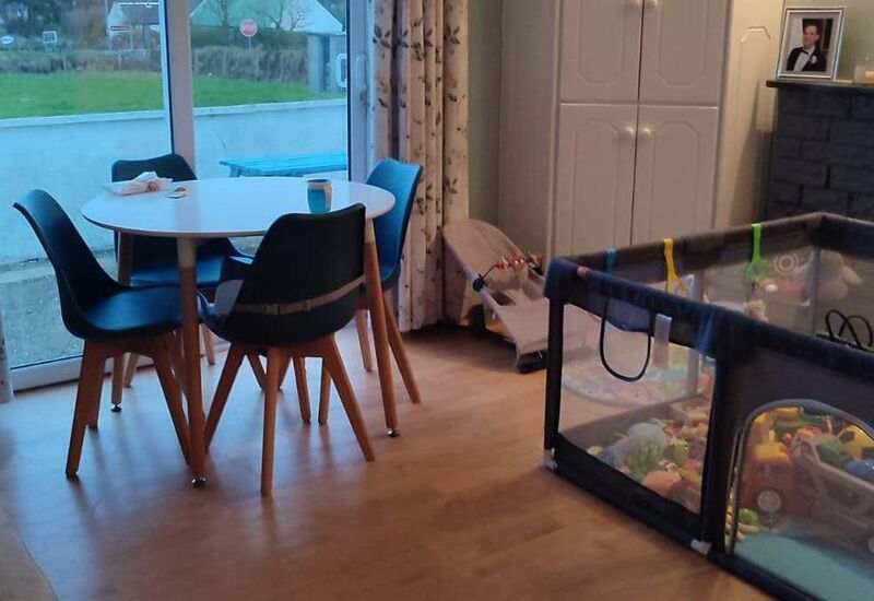 The living room before. The living room before.