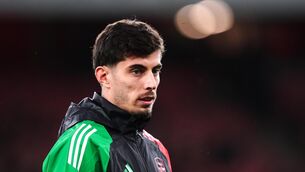 <p>A 17-year-old boy has been arrested on suspicion of sending malicious communications in connection with the investigation into social media abuse against Arsenal forward Kai Havertz's wife Sophia, Hertfordshire Police said</p>