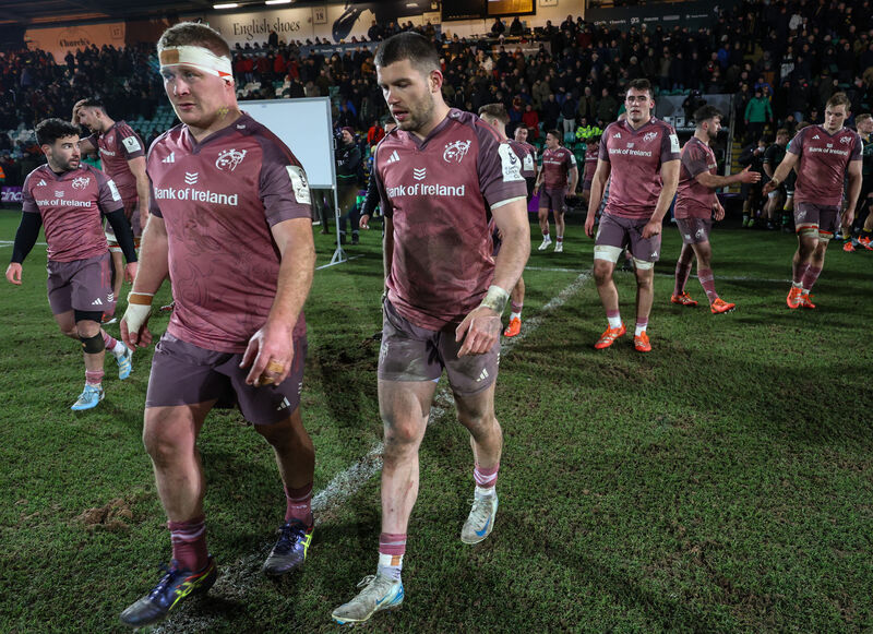 John Ryan and Kilgallen after the Northampton game.
