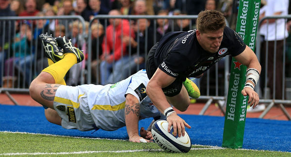 Saracens get bonus-point win over Clermont