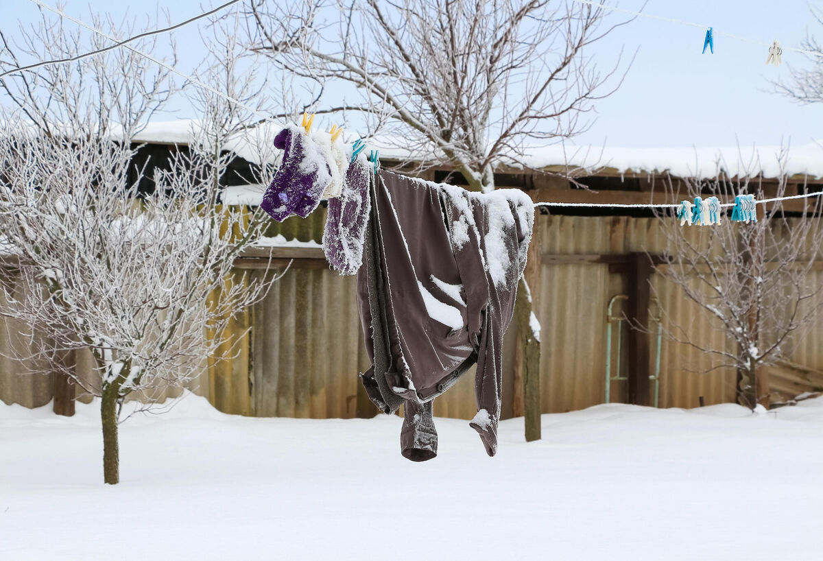 The weather can be an obstacle when drying clothes. Picture: Alamy/PA