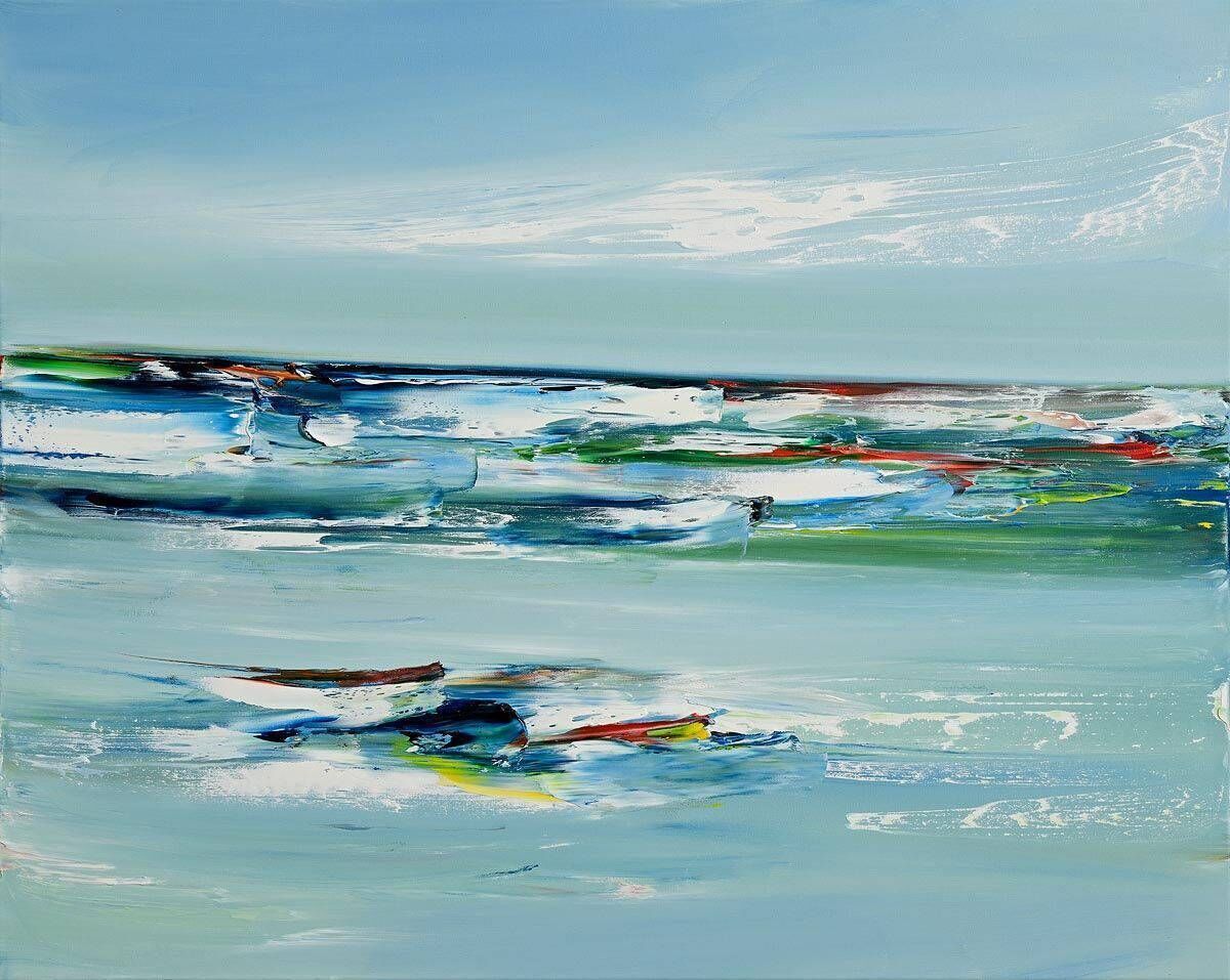 'Before the Storm', Sherkin by Majella O'Neill Collins at Morgan O'Driscoll's Irish art online auction.