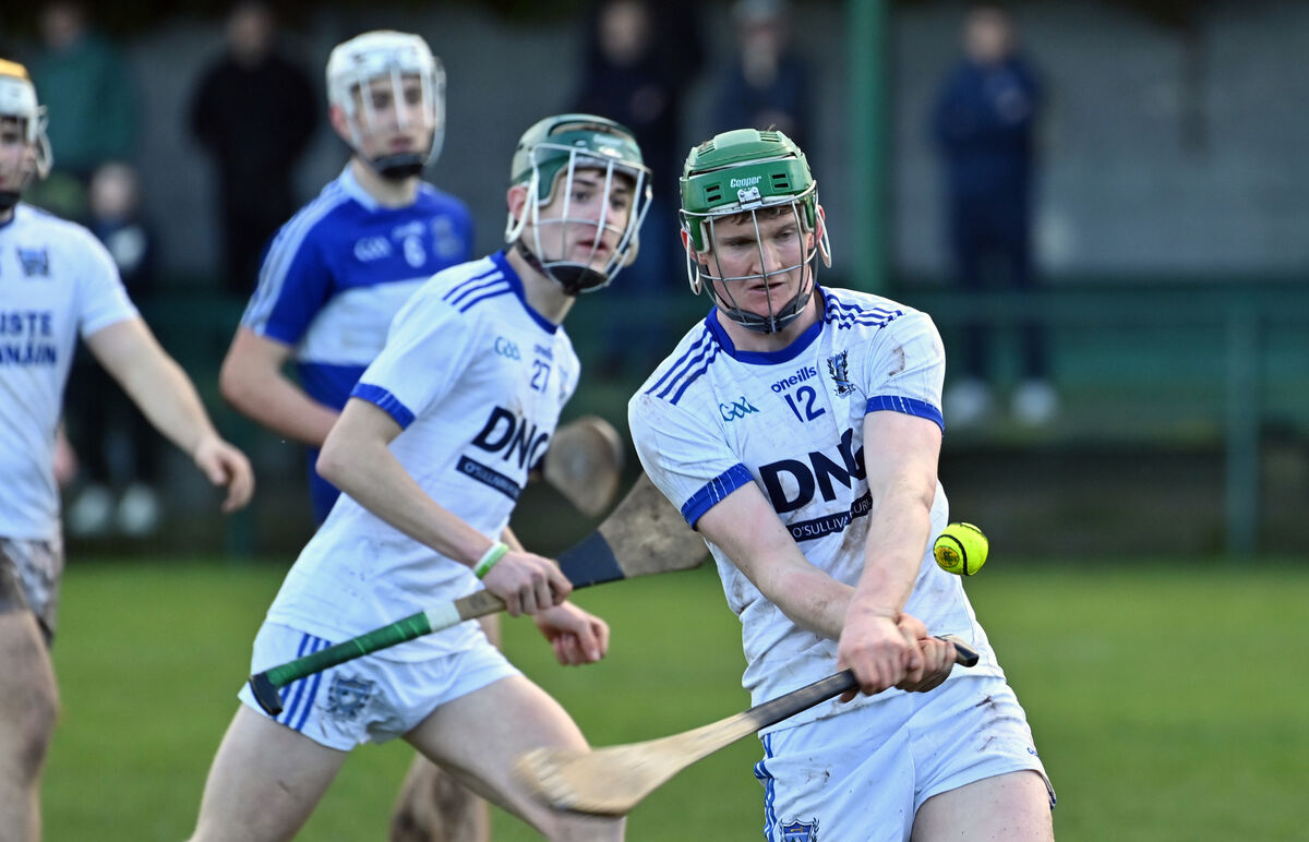 Harry Doherty, St Flannans, Ennis taking a free against Gaelcholaiste Mhuire AG. Pic: Dan Linehan Harry Doherty, St Flannans, Ennis taking a free against Gaelcholaiste Mhuire AG. Pic: Dan Linehan
