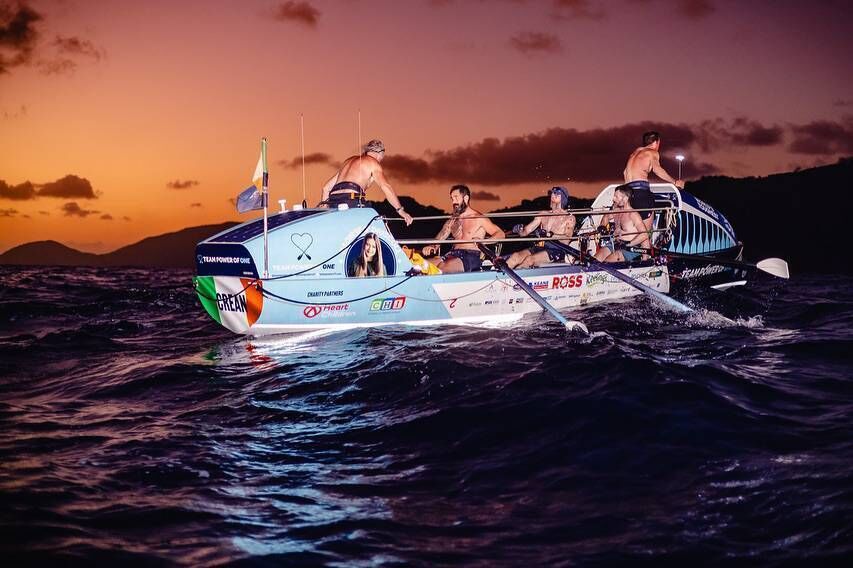 Irish team POWER OF 1 were the third team to complete the WORLD’S TOUGHEST ROW - ATLANTIC 2024.  