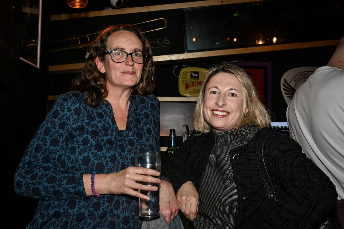 Cliona O’Carroll and Mary McGonagle from Togher pictured attending the performance by Dirk Powell and Rhiannon Giddens in the White Horse, Ballincollig. Pictures: Chani Anderson Cliona O’Carroll and Mary McGonagle from Togher pictured attending the performance by Dirk Powell and Rhiannon Giddens in the White Horse, Ballincollig. Pictures: Chani Anderson