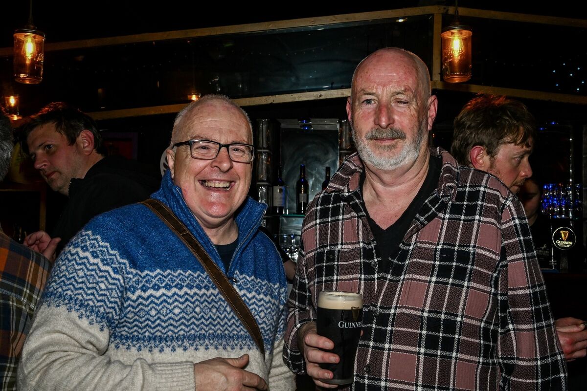 Eugene McVeigh and Kevin Lynch at the gig by Dirk Powell and Rhiannon Giddens. Eugene McVeigh and Kevin Lynch at the gig by Dirk Powell and Rhiannon Giddens.