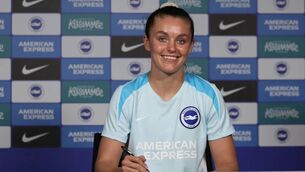 <p>DUE SOUTH: Caitlin Hayes has joined WSL outfit Brighton</p>