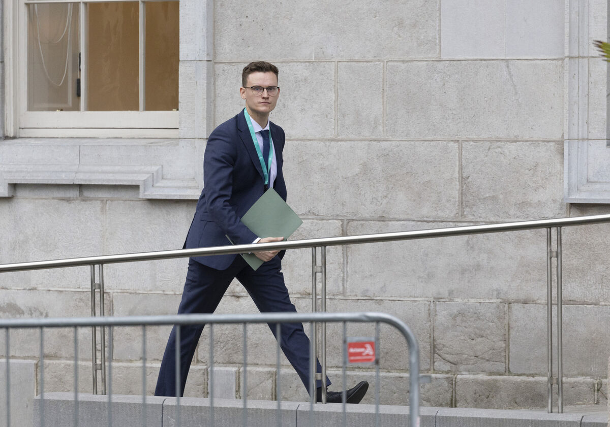 Albert Dolan arrives at Leinster House. Picture: Sam Boal/Collins Photos 