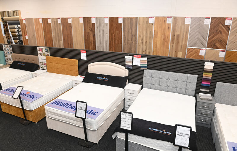 Ottoman style storage beds are one of the many options you can test out in store.