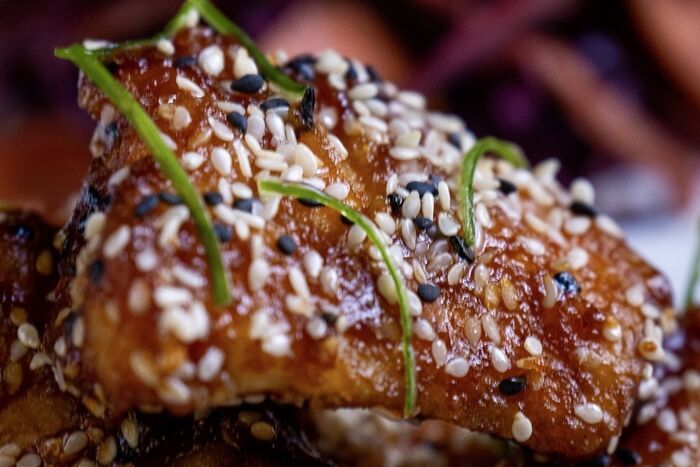 Korean Fried Monkfish with Kimchi