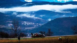 <p>Sebastien Ogier/Vincent Landais (Toyota Yaris Rally1) lead Rallye Monte-Carlo the first round of the World Rally Championship. Picture: Jaanus Ree / Red Bull Content Pool. </p>