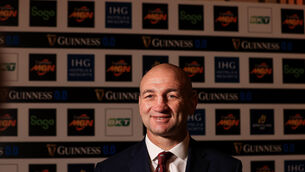<p>England head coach Steve Borthwick at the launch of the 2025 Guinness Men’s Six Nations Championship at the Colosseum in Rome. Pic: Dan Sheridan, Inpho</p>