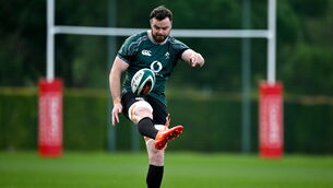 <p>BEST ON THE EDGE: James Ryan believes Irish teams are at their very best when they are on the edge. Pic: Brendan Moran/Sportsfile</p>