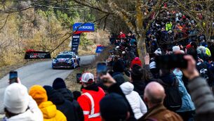 <p>The Irish crew of Josh McErlean/Eoin Treacy in their M-Sport Ford Puma Rally1 finished seventh on their Rally1 debut on Rallye Monte-Carlo , the opening round of the World Rally Championship. Picture: Janus Ree / Red Bull Content Pool.</p>