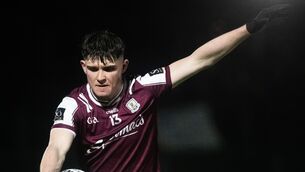 <p>NEW ERA: Galway’s Cillian Ó Curraoin during the reunion with Armagh last weekend. Pic: INPHO/Evan Logan</p>