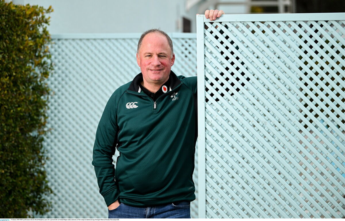 Humphreys said 50% of underage squad players coming from Leinster is "too much". Pic: Brendan Moran, Sportsfile