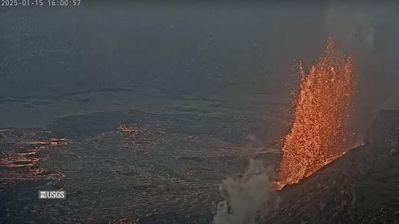 Hawaii’s Kilauea volcano spewing lava once again