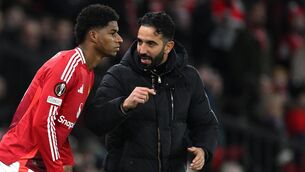 <p>NOT TALKING: Ruben Amorim’s relationship with Marcus Rashford has broken down to the extent that Manchester United’s head coach only speaks to the player when addressing the squad generally. Pic: Justin Setterfield/Getty Images.</p>