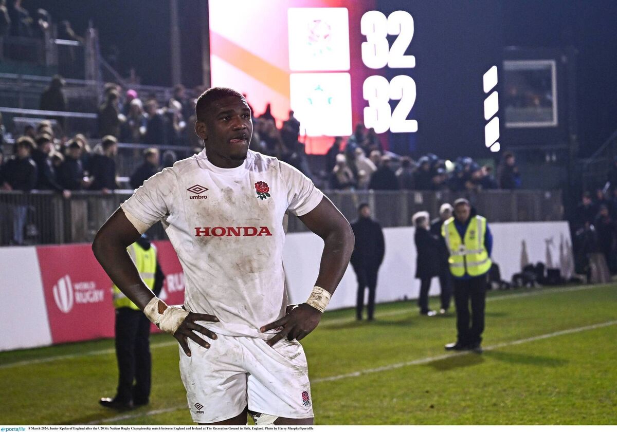 TALENT: England U20 Junior Kpoku plays for Stuart Lancaster's Racing 92 in the Top 14. Pic: Harry Murphy, Sportsfile