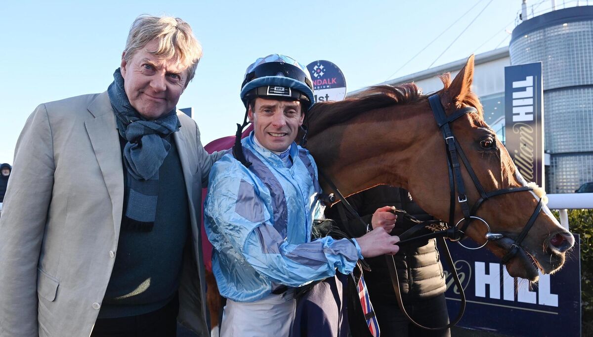 San Salvador and Declan McDonogh win for trainer Joseph O'Brien. Pic: Healy Racing.