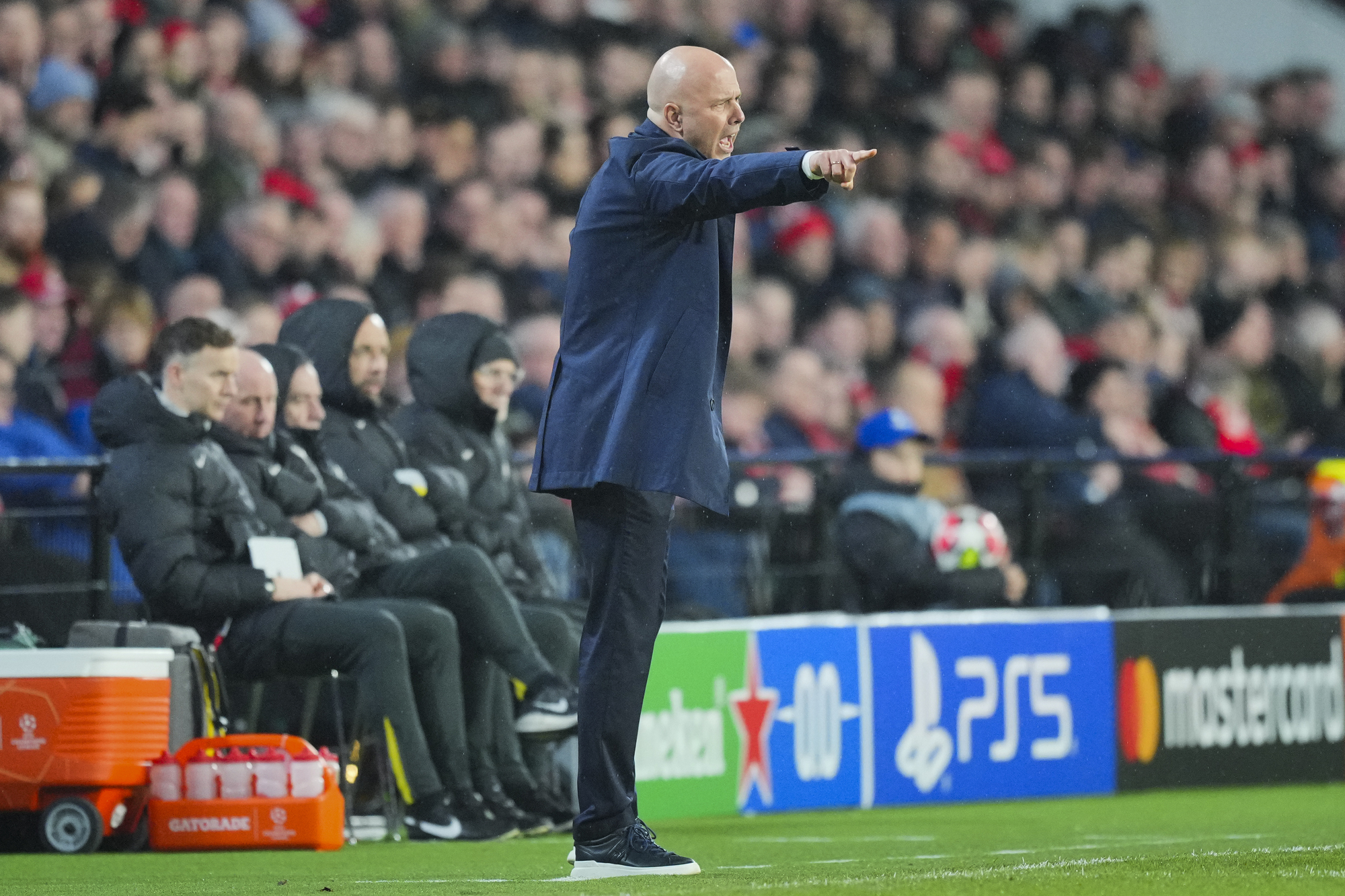 Arne Slot sees positives after Liverpool ‘make a game out of it’ against PSV