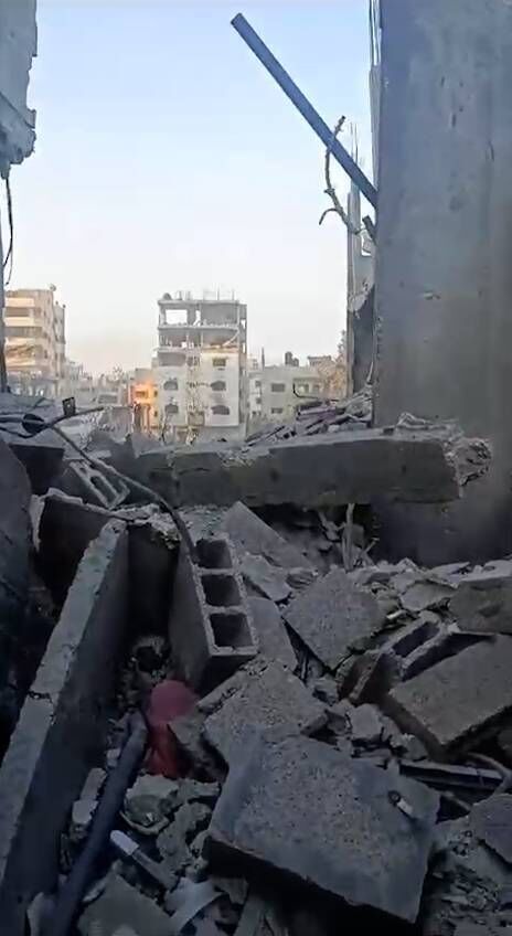 The family home of Habib Al Ostaz lies in ruins.