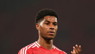 Marcus Rashford is set for a move to Villa (Martin Rickett/PA)