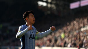 <p>Son Heung-min inspired Tottenham’s win (Steven Paston/PA)</p>