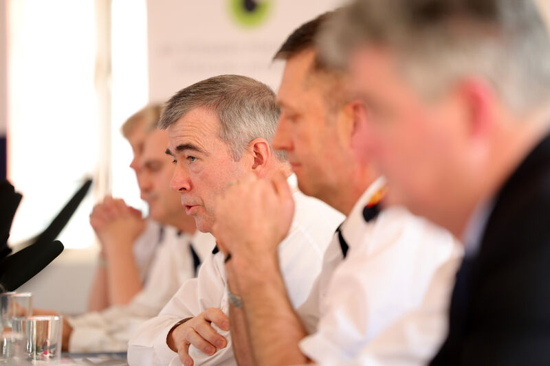  Speaking at a meeting of the Policing Authority last week, Garda Commissioner Drew Harris  said violent porn is driving real-life violence against women. Picture: Leah Farrell/RollingNews