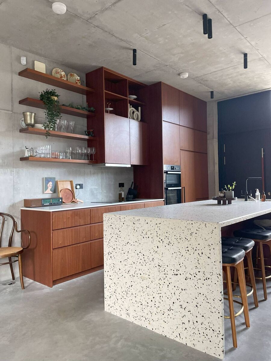 Stephanie O'Sullivan's contemporary Dublin home with its stylish kitchen.