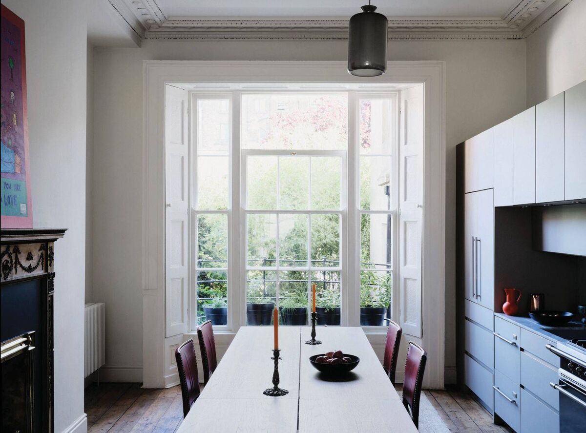 The kitchen-dining area of in the home of Katy McGuinness.