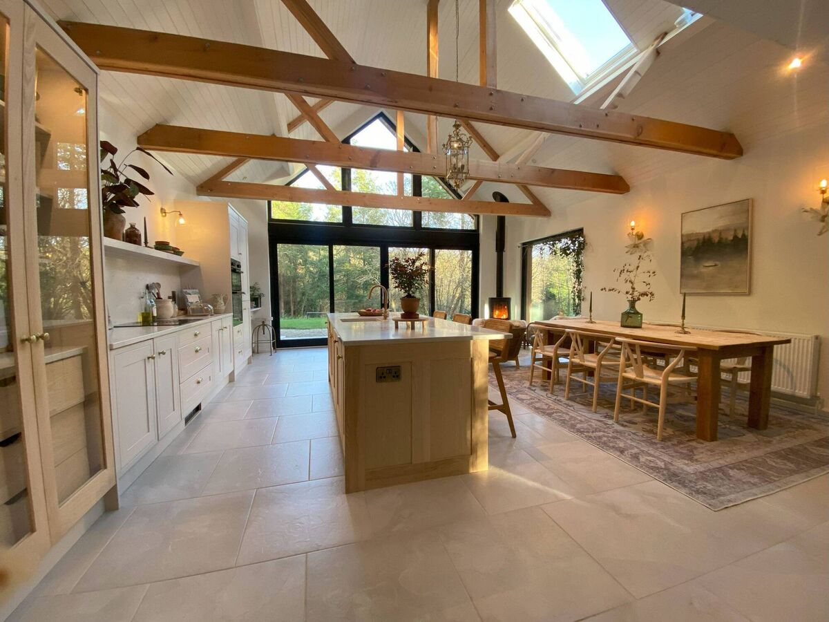The kitchen and dining area of Martina Mahady's residence.
