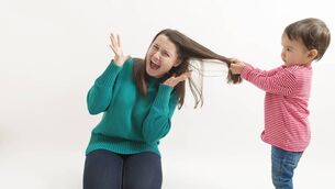 <p>The hair-pulling behaviour is a good example of a young child starting to explore and experiment with cause-and-effect thinking. Picture:  iStock </p>