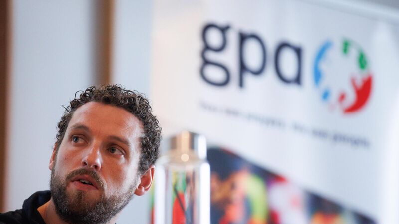 GPA chief executive Tom Parsons declines to speak to media at GAA-GPA Solgar partnership launch