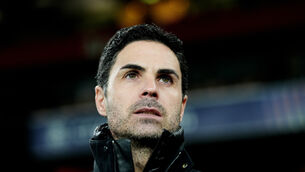 <p>Mikel Arteta was hoping to add a striker to his squad. Picture: Bradley Collyer/PA</p>