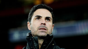 <p>HIGH WORKLOAD: Arsenal manager Mikel Arteta says Kai Havertz could be forced all remaining Arsenal games after their bid to sign a striker failed.</p>