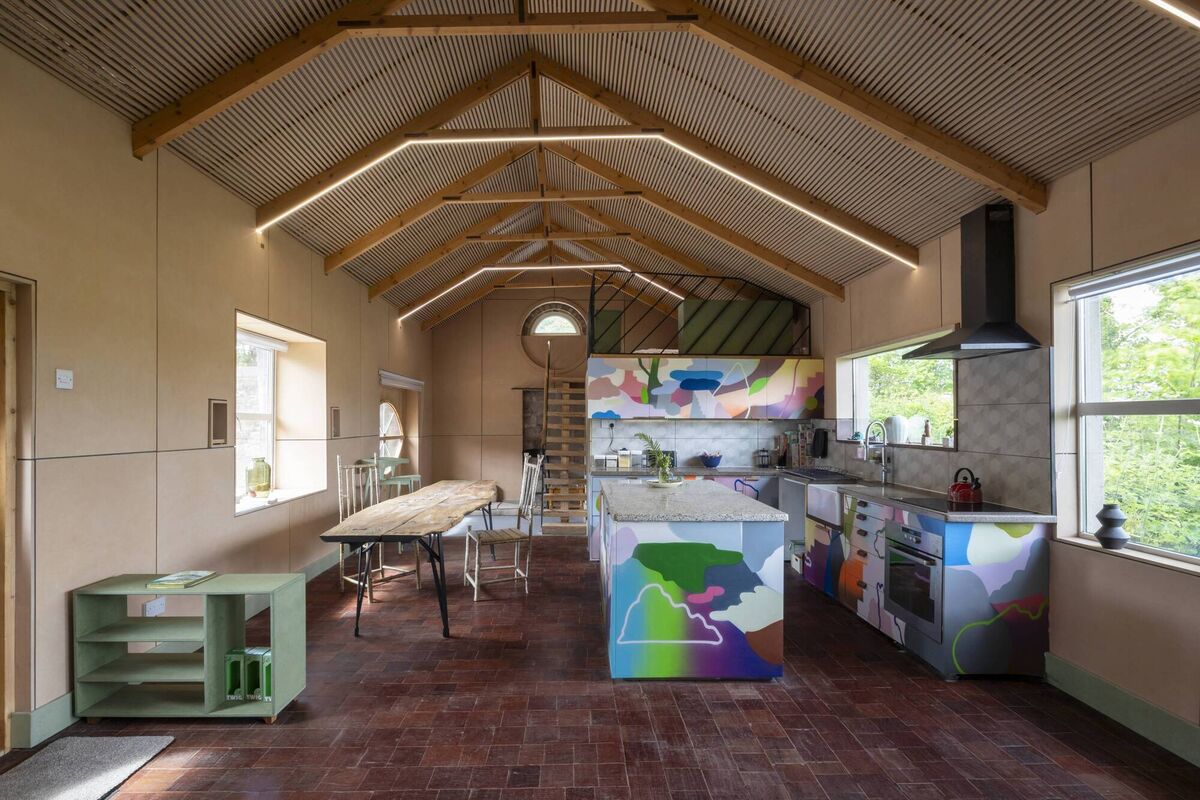 A view inside the Redbarn Residency. Picture: Kate O'Brien