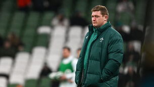<p>NOT OUT FURLONG: Ireland assistant coach John Fogarty said Tadhg Furlong is "making great progress" with the calf injury which kept him out of the Six Nations victory over England. Pic: Ramsey Cardy/Sportsfile</p>