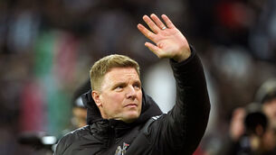 Eddie Howe is desperate to bring Newcastle’s wait for a trophy to an end (Owen Humphreys/PA)