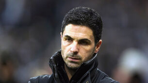Mikel Arteta called on Arsenal to shift their focus (Owen Humphreys/PA)