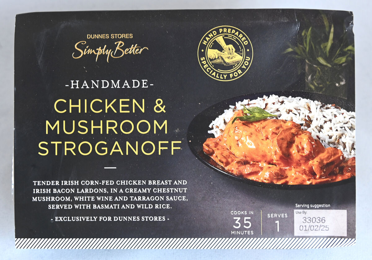  Dunnes Stores Simply Better Handmade Chicken &amp; Mushroom Stroganoff.