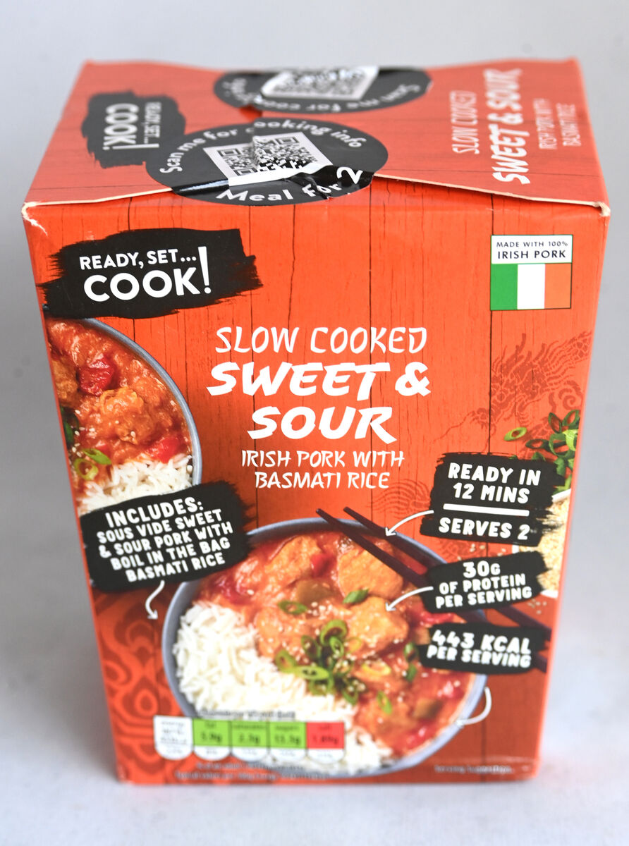 Aldi slow-cooked Sweet and Sour pork.